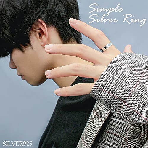 シンプルシルバーリング 4