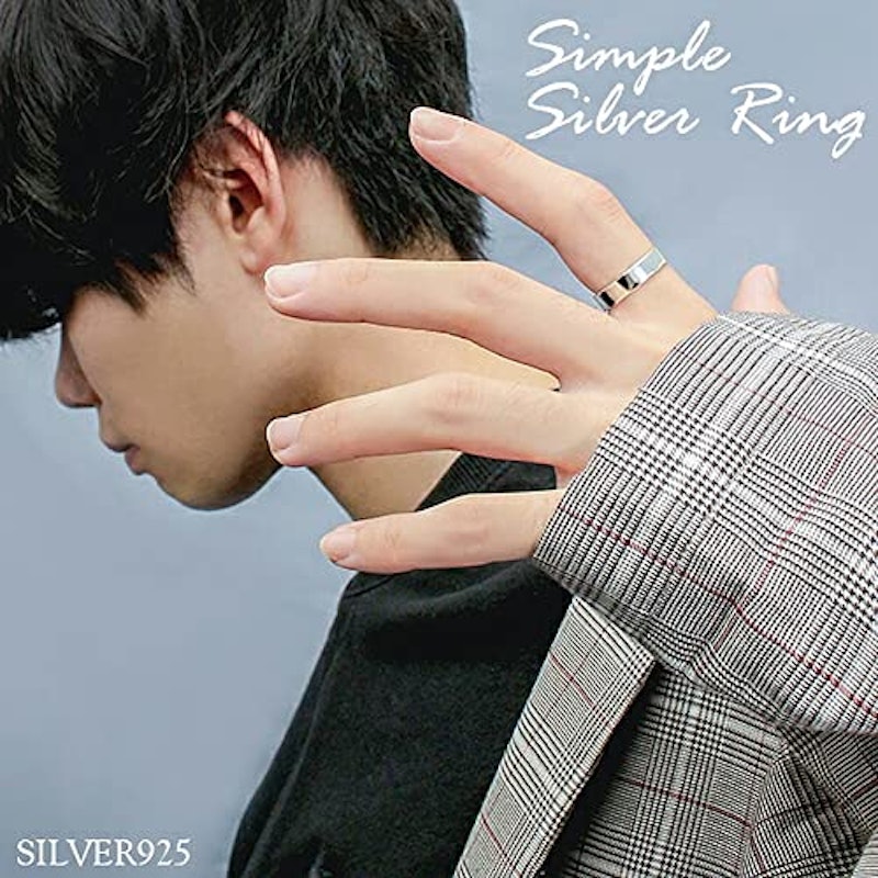 シンプルシルバーリング 4