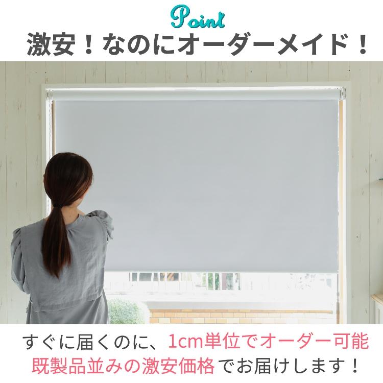 ロールスクリーン ロールカーテン 遮光1級 3
