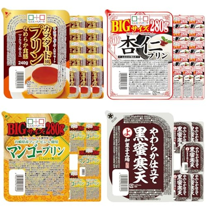 こんにゃくプリン 食べ比べセット 1