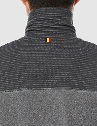 Polartec 長袖ハイネックジャージ PowerWool メランジグレー 4