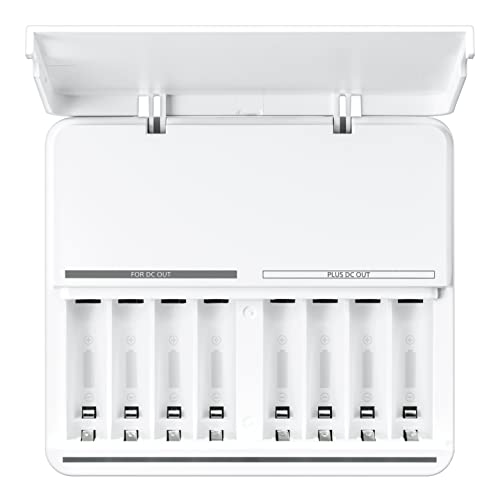 USB出力付8本急速充電器 1
