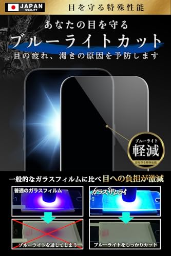 iPhone16用 iPhone15用 ガラスフィルム 2