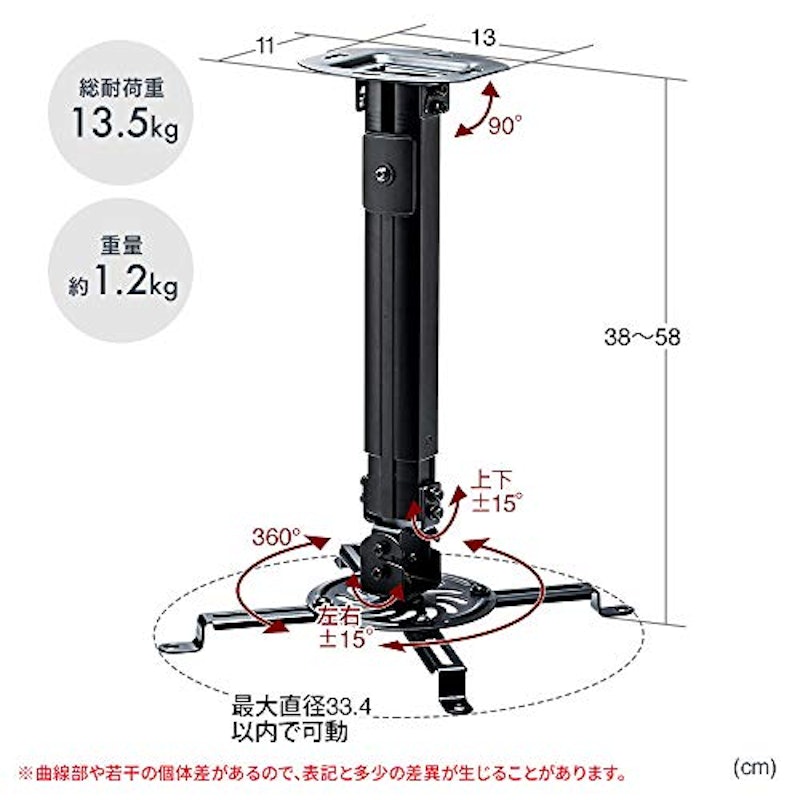 プロジェクター天吊り金具 6
