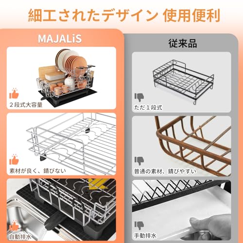 2段の水切りラックのおすすめ人気ランキング【2025年12月】 | マイベスト