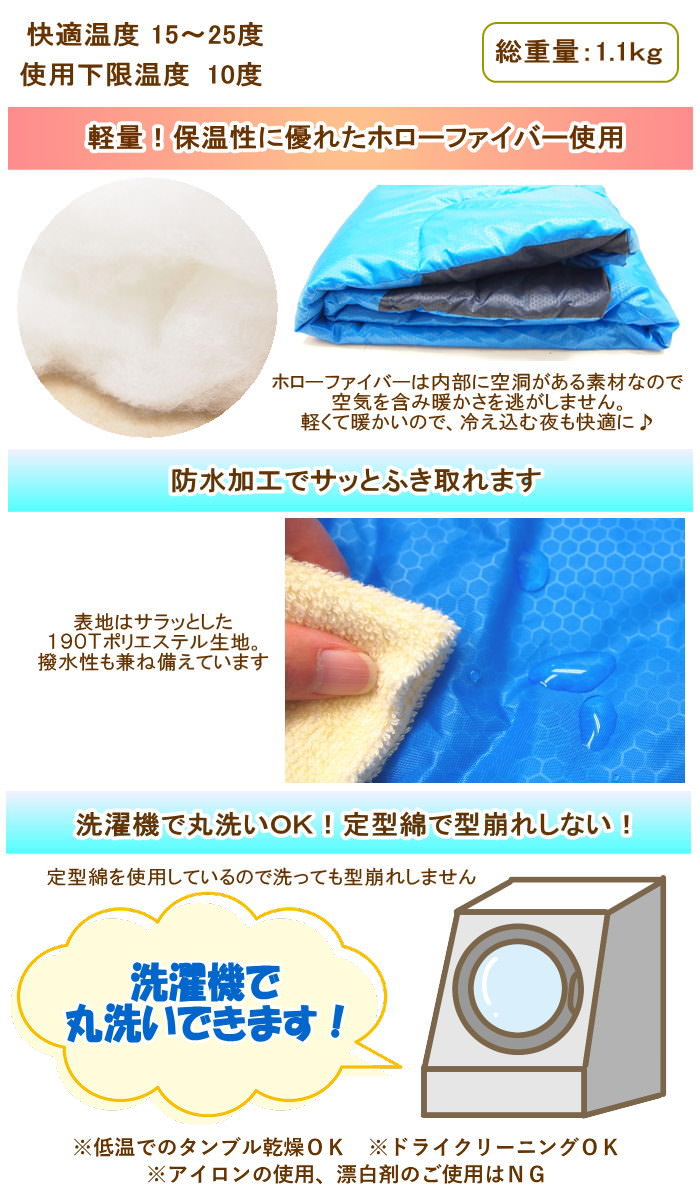 シュラフ定型ホローファイバー 7