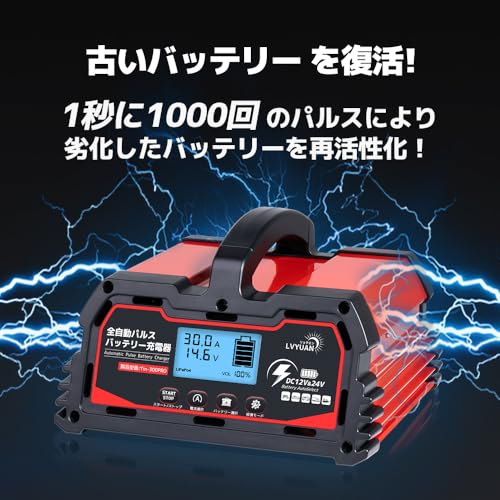 定格30A パルスバッテリー充電器 2