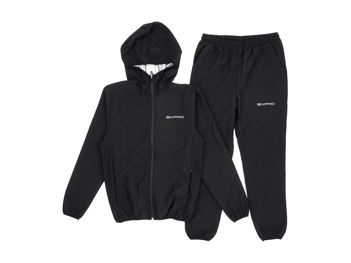 SIXPAD 上下 ブラック ウィンドブレーカーとパンツセット SIXPAD 上下 ブラック ウィンドブレーカーとパンツセット