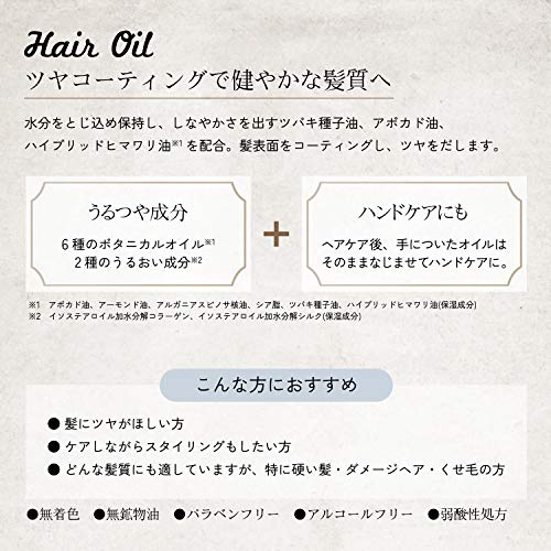 ヘアオイル 3