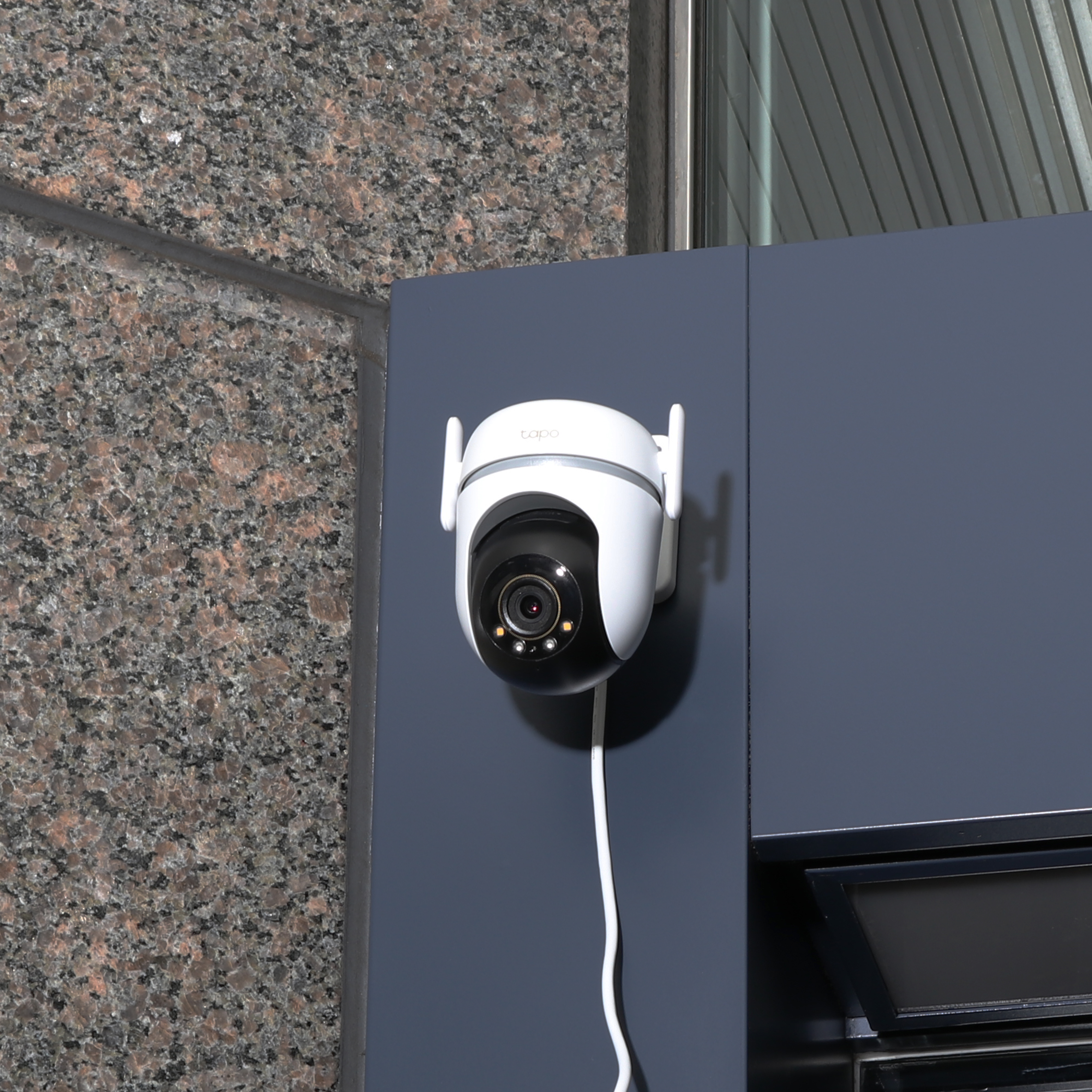 COOAU 防犯カメラ 取り付け金具 microSD128GB すぐに取付可能！ 有線の