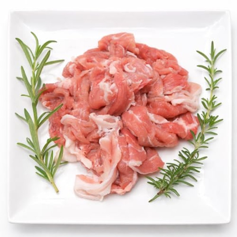 豚肉 切り落とし 1