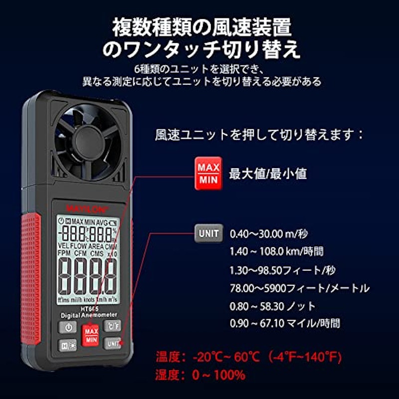 デジタル風速計 6