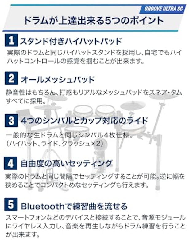 電子ドラム 4