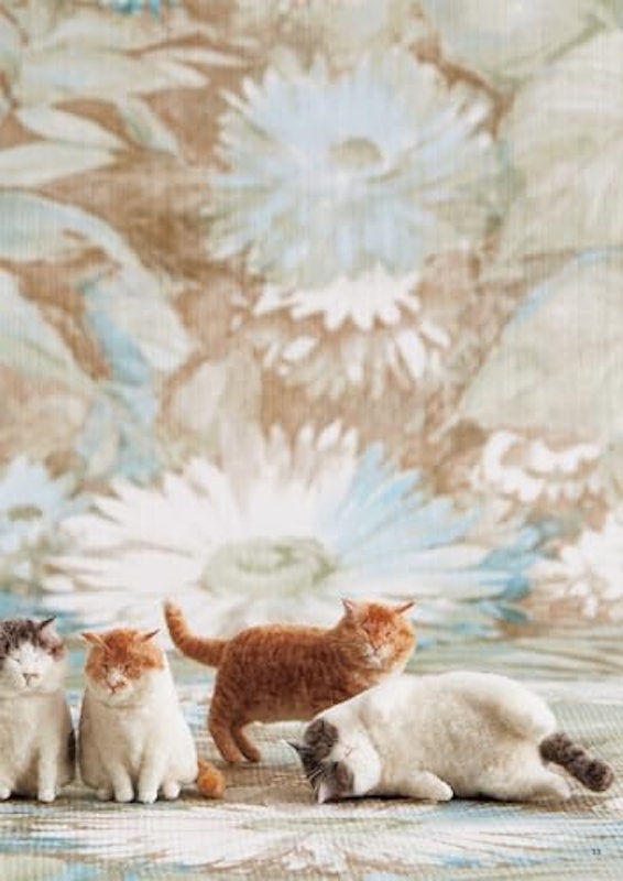 羊毛フェルトで作る てのり猫 8