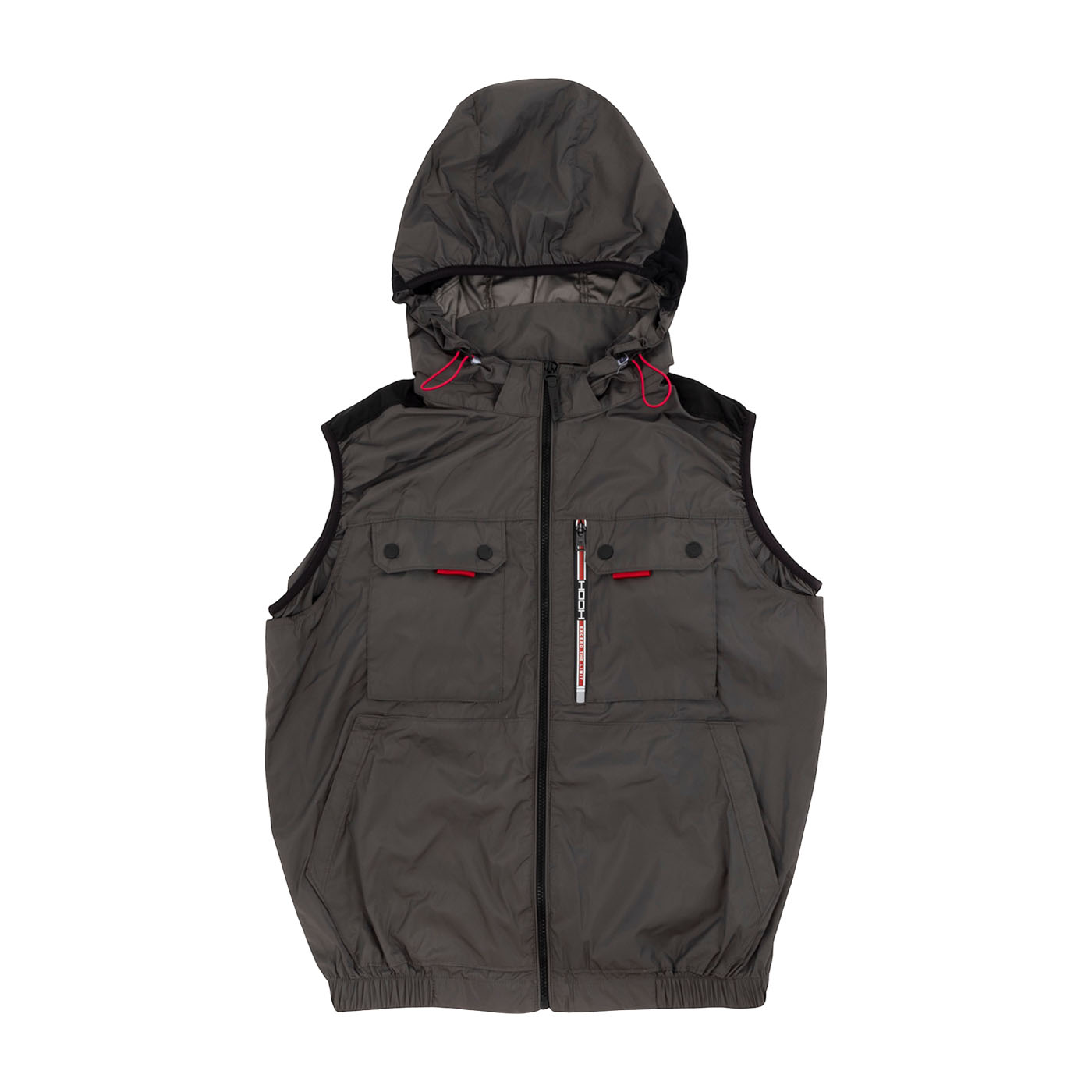 翌日発送！　送料無料！　V8309　フード付き ベスト　フルセット　M　（すぐに使えるフードベストのセットが新登場！)　空調服 村上被服　 空調作業服 ベスト 裏チタン フード 快適ウェア フードベスト v8309