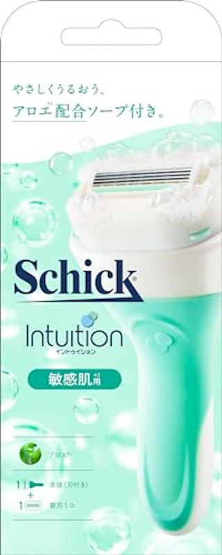 イントゥイション 敏感肌用 ホルダー (刃付き)+替刃1コ 1