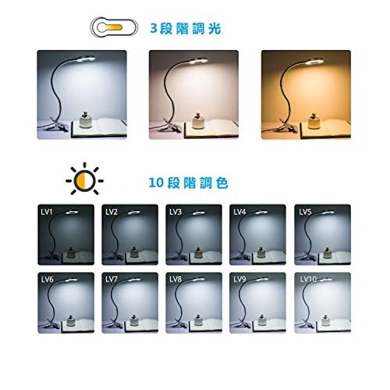 クリップライト 24LED 2