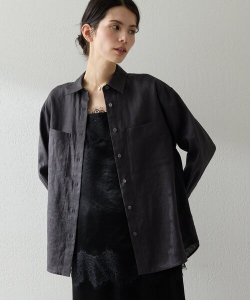 Whim Gazette リネンシャツ 2
