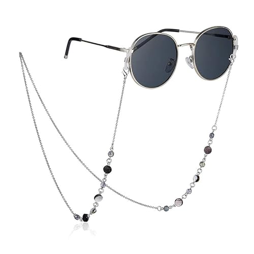 眼鏡チェーン シルバー 軽い マスク用 サングラス用 メガネ用 - 小物