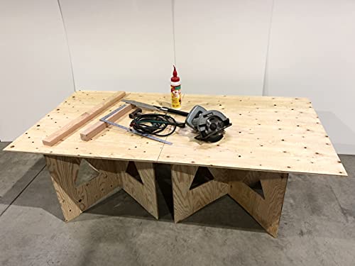 手作り木製作業台　【相談で配達可能です】 万能固定作業台DIY】カンナ掛けやトリマー作業などで、ガッチリ固定