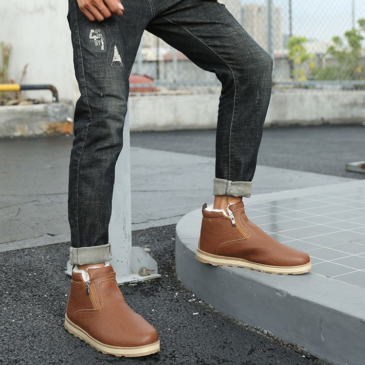 完全送料無料 スニーカー ジーノ シューズ ボアブーツ メンズ マウンテン 裏ボア カジュアル ワーク ムートンブーツ ハイカット