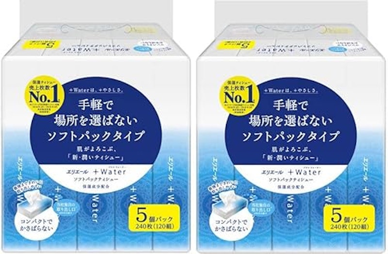 +Waterソフトパックティシュー 1
