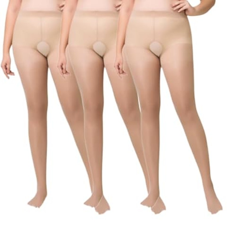 穴あきパンティストッキング 1