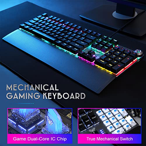 メカニカルゲーミングキーボード ブルースイッチ 2