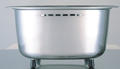 脚付ステンレス洗い桶 中栓付き 5