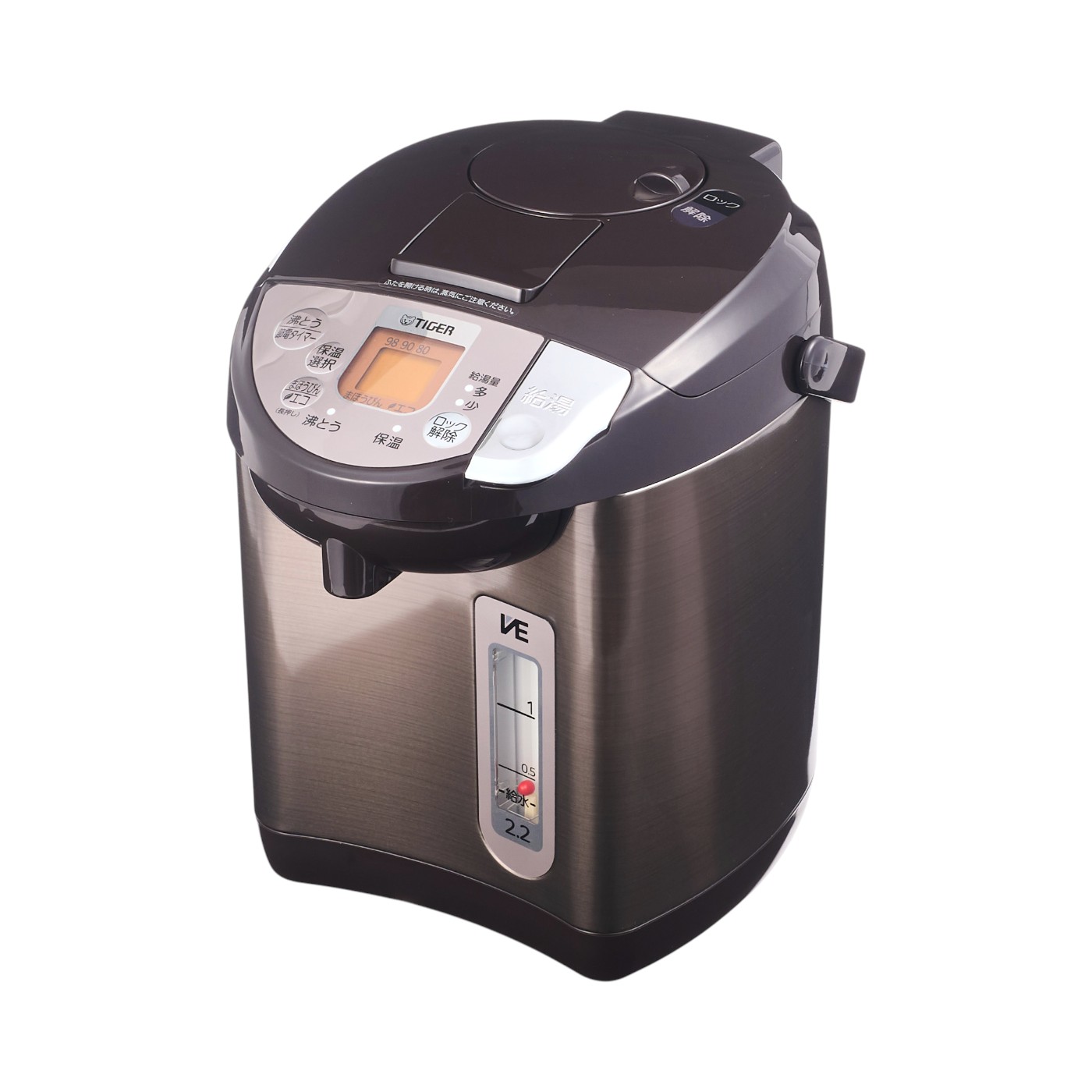 タイガー魔法瓶　電気ポット TIGER PIS-A220 タイガー魔法瓶 とく子さん 蒸気レスVE電気まほうびん PIS-A221