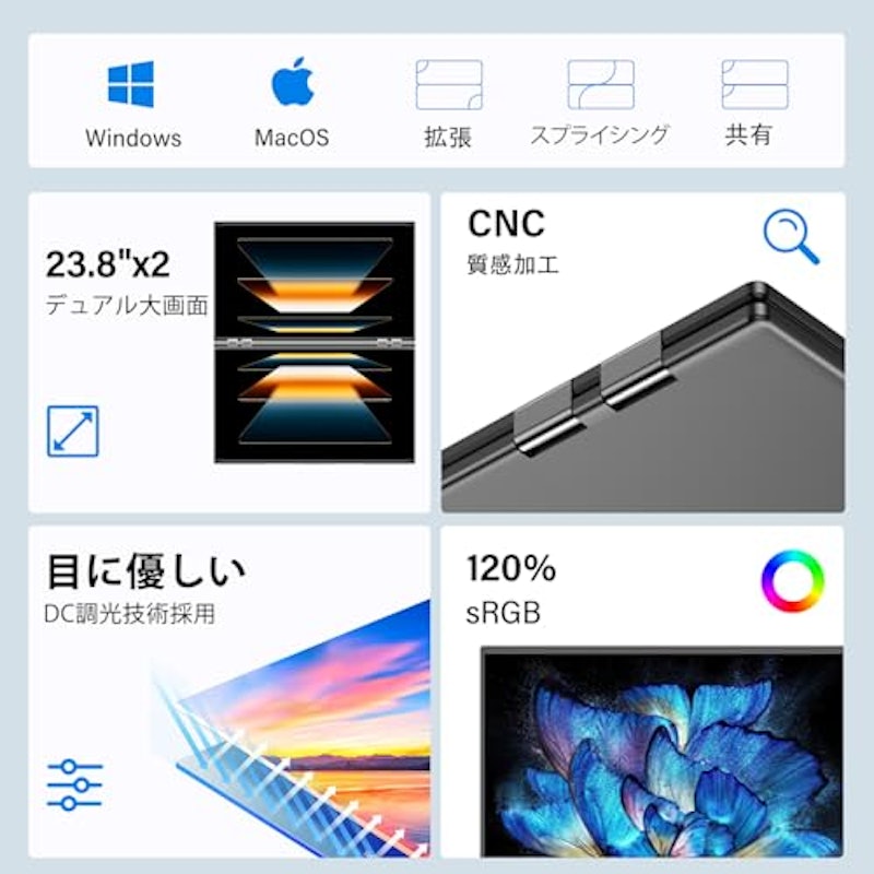 デュアルモニター 2