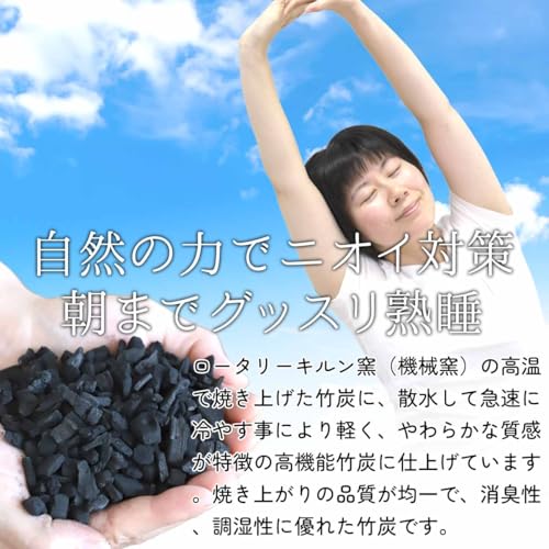 国産竹炭100％熟睡ピロー 2