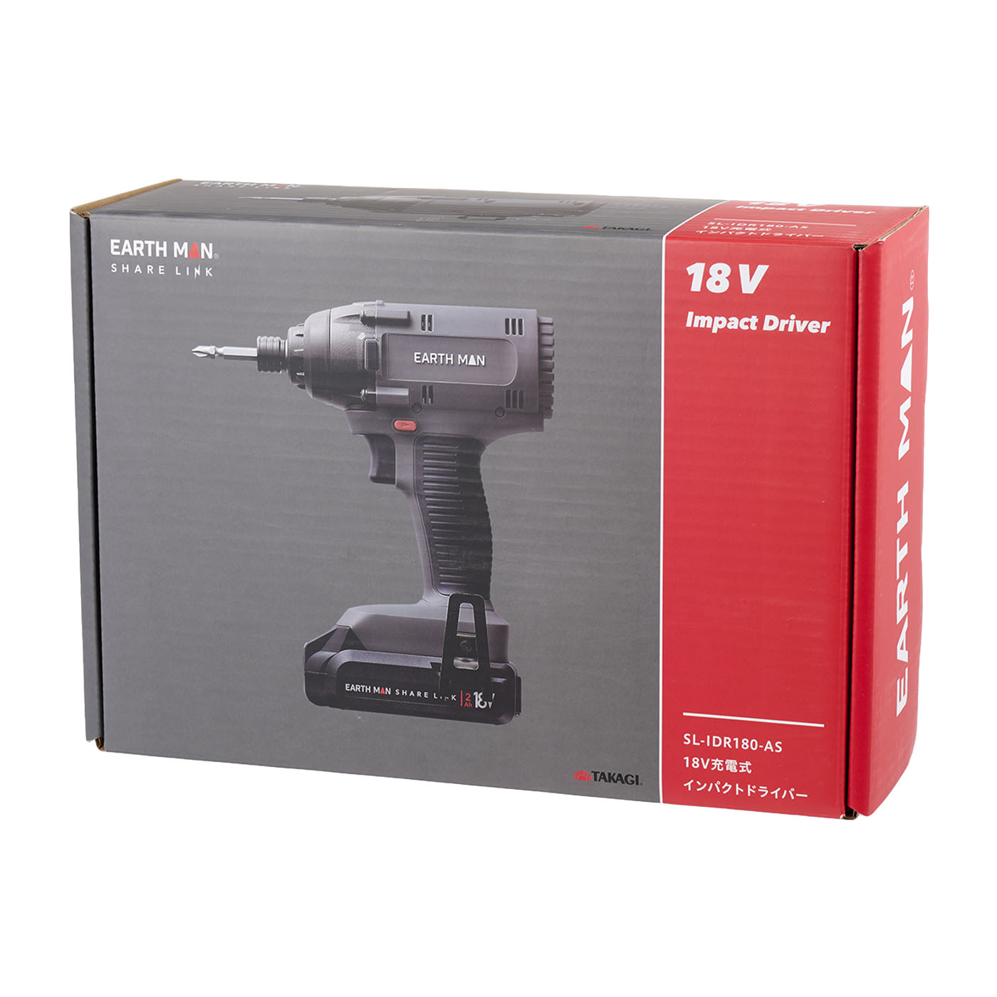 高儀 / 18V充電式インパクトドライバー/充電器欠品/SL-IDR180-AS/電動工具 4bda17558b7ef7418052be904964ef