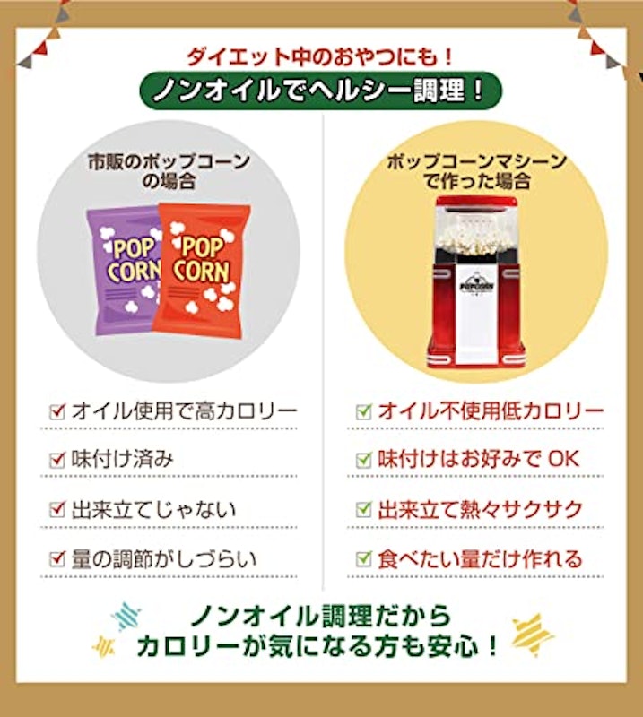 家庭用ポップコーンメーカー 4