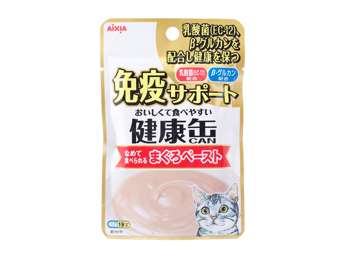 アイシア 健康缶パウチ 免疫サポート まぐろペーストをレビュー アイシア 健康缶パウチ 免疫サポート まぐろペーストをレビュー