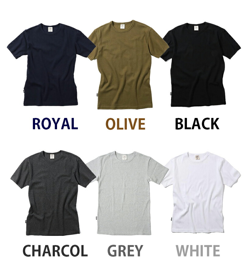 テレコリブクルーネック半袖Tシャツ 3