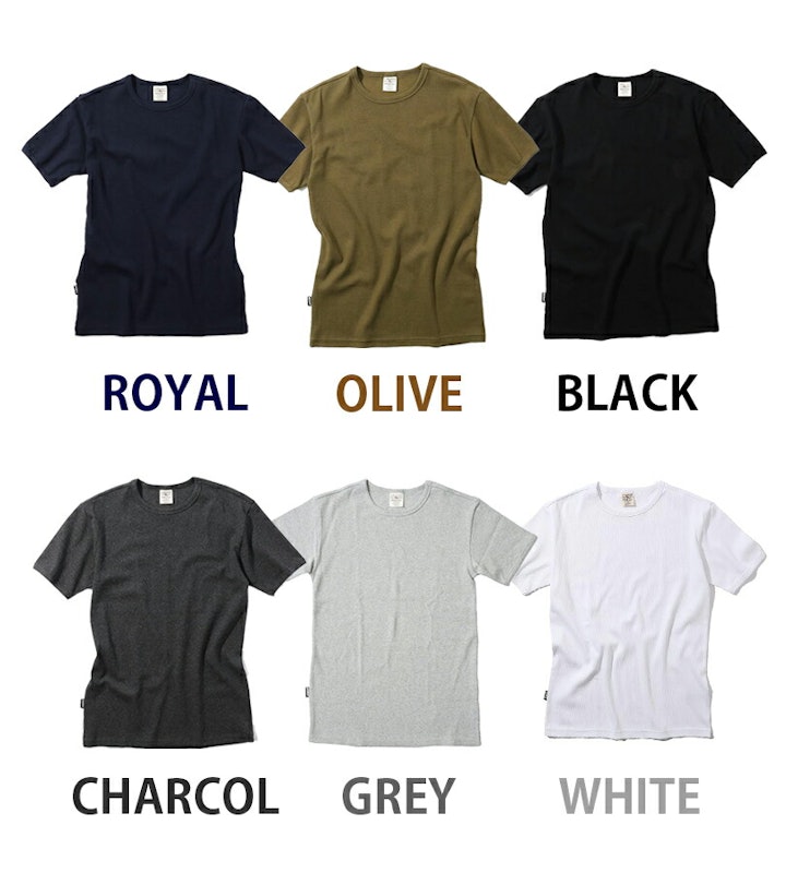 テレコリブクルーネック半袖Tシャツ 3