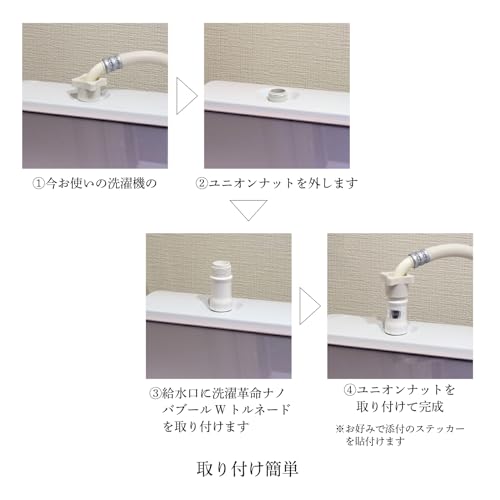 洗濯革命 ナノバブール Wトルネード 5