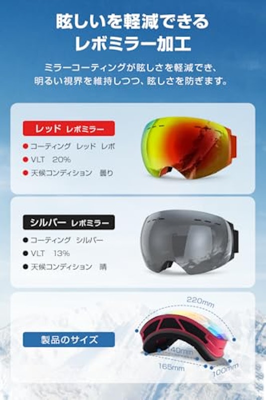 スキーゴーグル 7