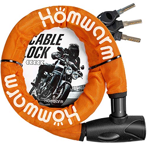 HarmonyBike バイクロック ワイヤーロック 24×1200mm ミドリ