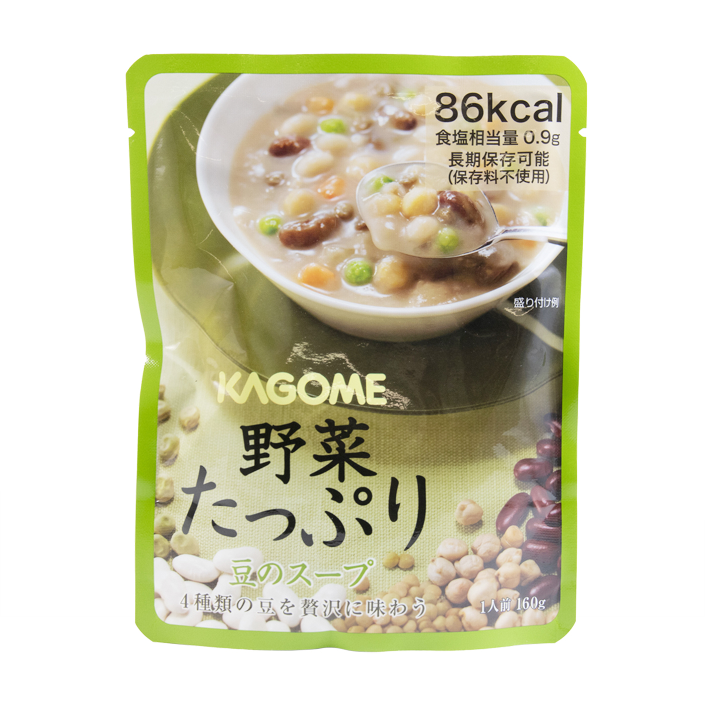 2022秋冬新作 カゴメ 野菜たっぷり 豆のスープ 160g 3袋