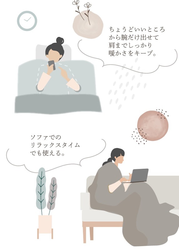 ハンドフリーワイド毛布 3