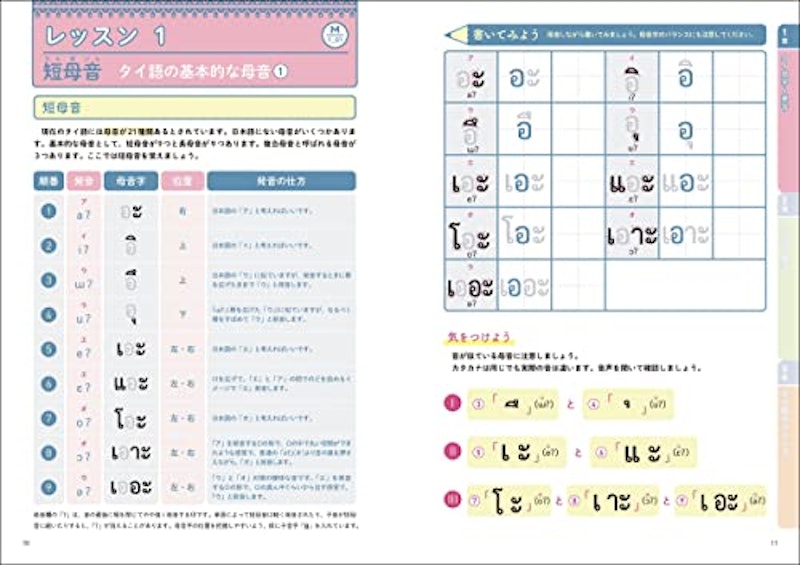 オールカラー 超入門! 書いて覚えるタイ語ドリル 2