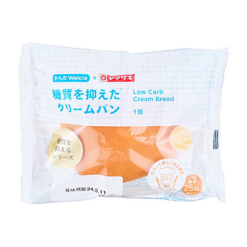 糖質を抑えたクリームパン 1