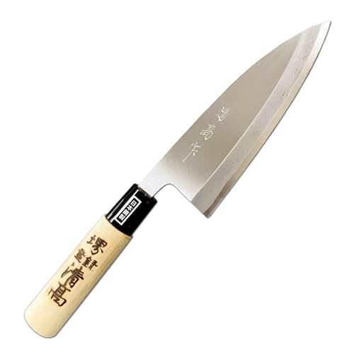 関の刃物 出刃包丁 210mm 正広作別撰 ハガネ 黄紙 職人用 片刃 右利き用 関の刃物 出刃包丁 210mm 正広作別撰 ハガネ 黄紙 職人用 片刃