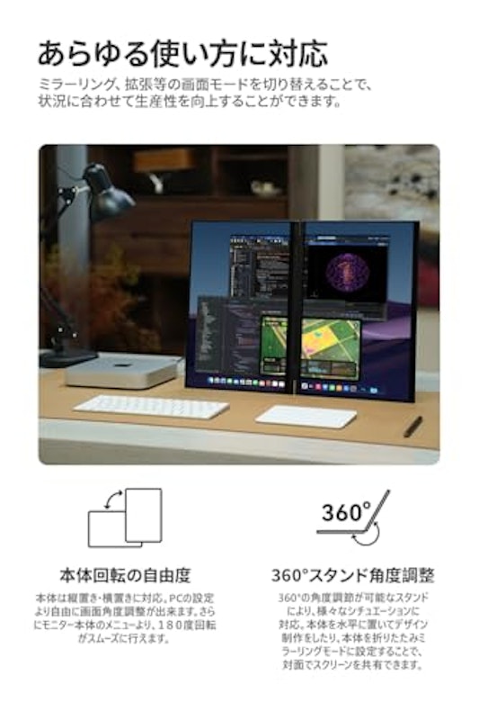 デュアルモニター 7