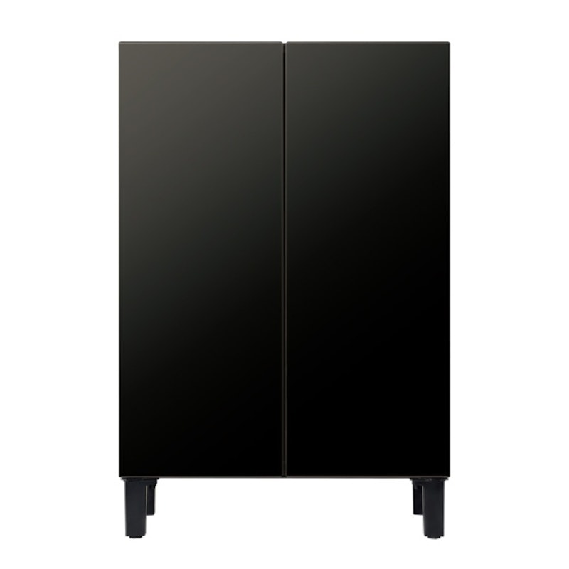 家具冷蔵庫 マットブラック 1