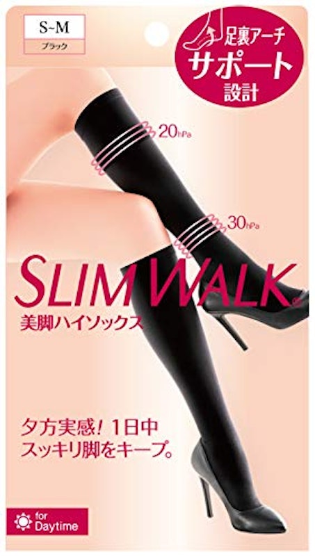 スリムウォーク 美脚ハイソックス 1