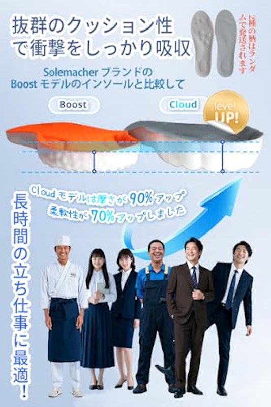 KUMO 足が疲れないインソール 5
