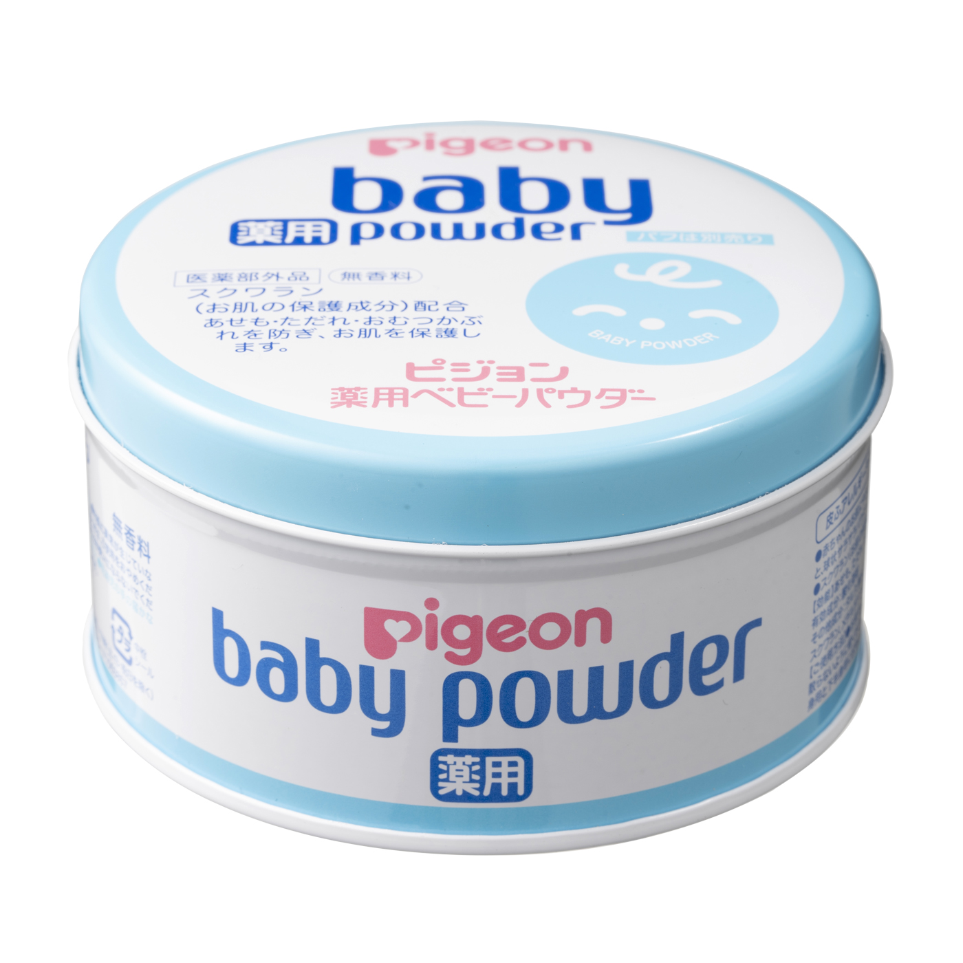 ピジョン 薬用固形パウダ− 45g ベビーパウダー あせも 赤ちゃん スクワラン 固形 pigeon 医薬部外品 ベビー用品